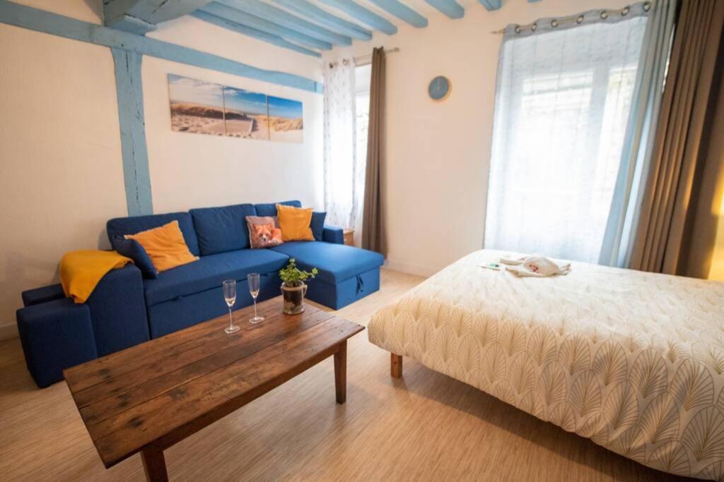 Blue Appartment With A Fireplace Dieppe Esterno foto